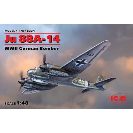 German bomber JU 88A- 14. ICM 48234