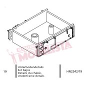 Underframe details for locomotives series 321. ARNOLD HN2242/19