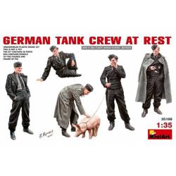 German tank crew at rest. MINIART 35198