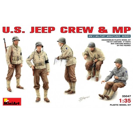 US Jeep crew. MINIART 35047