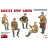 Soviet jeep crew. MINIART 35049