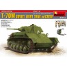 T-70M soviet light tank. MINIART 35194