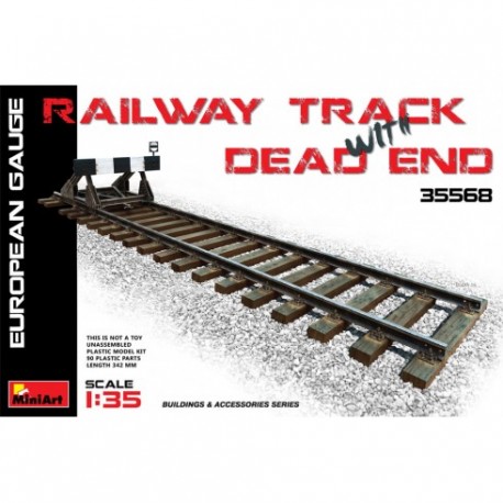 Railway track with dead end. MINIART 35568