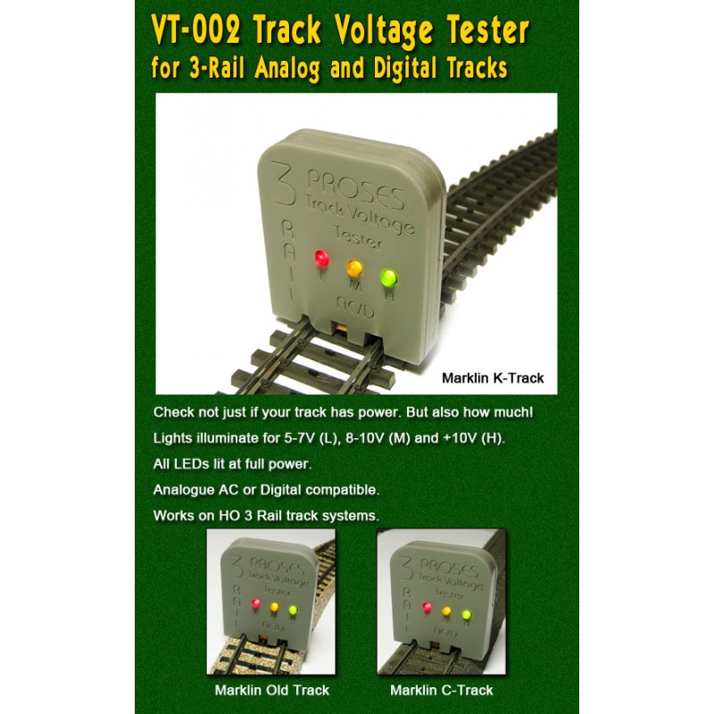 Comprobador de corriente para vías, AC. PROSES VT-002