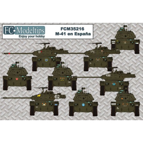 Decal set: M41. FCMODELTIPS 35216