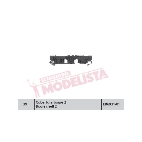 Cobertura bogie 2 para 269/289. ER6931/01