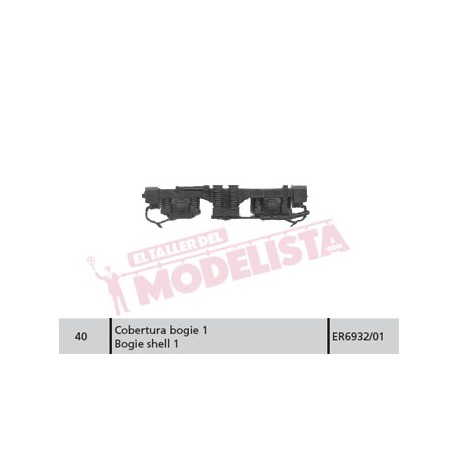 Cobertura bogie 1 para 269/289. ER6932/01