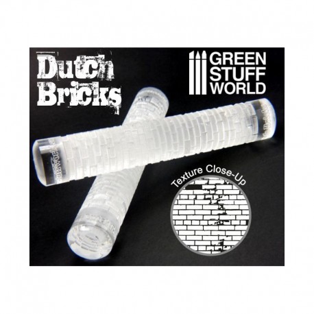 Rolling pin dutch bricks. GREEN STUFF WORLD 363360