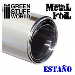 Flexible metal foil - Tin/Pewter GREEN STUFF 367450