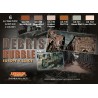 "Debris and rubble" color set. LIFECOLOR CS31