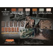 "Debris and rubble" color set. LIFECOLOR CS31