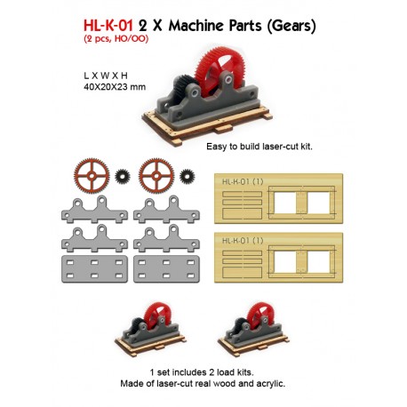 Carga de vagones: maquinaría. PROSES HL-K-01