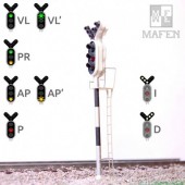 Railway light signal - 3 aspects. MAFEN 913.05