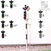 Railway light signal - 3 aspects. MAFEN 913.06