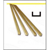 Brass profile U. 1,5 x 1 mm. HIRSCH 74151