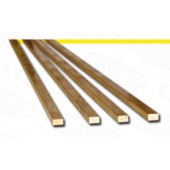 Flat brass profile 1,5 x 1 mm. HIRSCH 77151