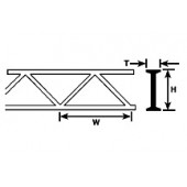 Cercha de estireno, 3,2 mm. PLASTRUCT 90651