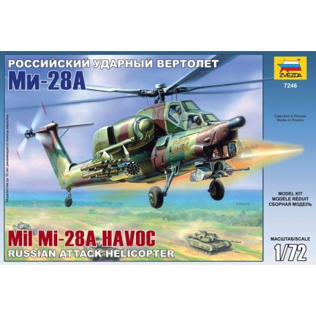 Helicóptero ruso MIL-Mi28A. ZVEZDA 7246