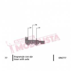 Engranaje con eje para 276. ER6777