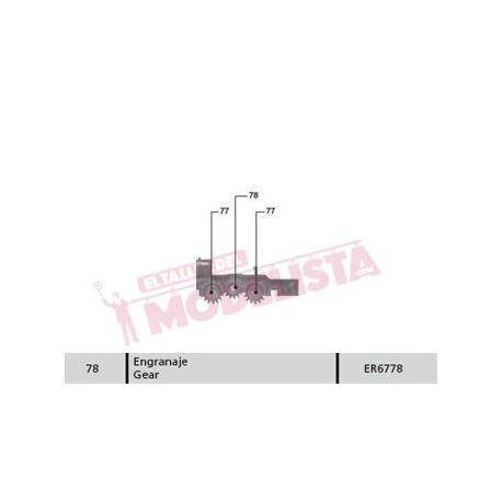 Gear for RENFE 276. ER6778