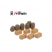 Barricas y cajas de madera. N-Train 212.42