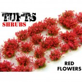 Shrub tufts, red. 6 mm. GREEN STUFF WORLD 363667