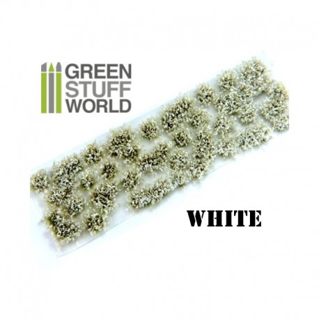 Matas de arbustos, blancos. 6 mm. GREEN STUFF WORLD 363070