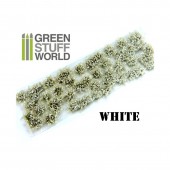 Shrub tufts, white. 6 mm. GREEN STUFF WORLD 363070