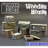 Set de cajas de madera. GREEN STUFF WORLD 1461