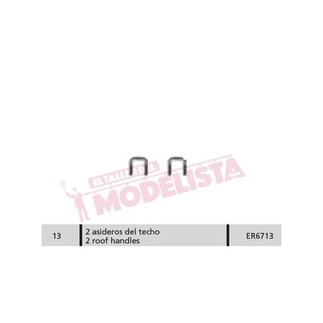 Asideros del techo para 276. ELECTROTREN ER6713