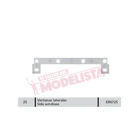 Ventanas laterales para 276. ELECTROTREN ER6725