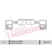 Cabin windows for RENFE class 8604. ELECTROTREN ER6727A