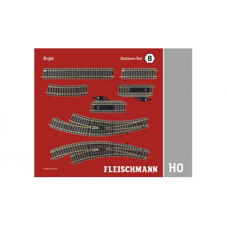 Track pack. Station Set B. FLEISCHMANN 6190