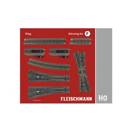 Track pack. Station Set F. FLEISCHMANN 6194