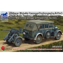 Vehículo Kfz12 y cañón de 2.8 cm. BRONCO CB35209