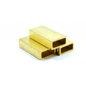 Flat edge brass profile 3 x 1,5 mm. HIRSCH 903150