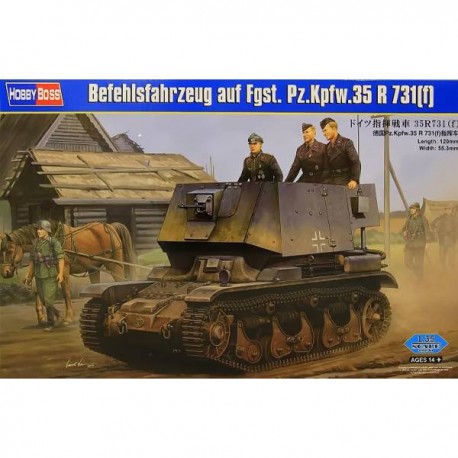 Befehlsfahrzeug auf Fgst. Pz.Kpfw.35 R731(f). HOBBYBOSS 83809