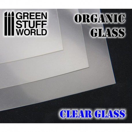 Plancha de cristal orgánico. GREEN STUFF WORLD 1429