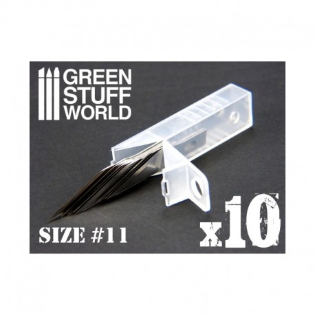 Hojas de cuchilla nº11. GREEN STUFF WORLD 363346