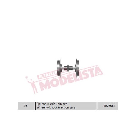 Wheel without traction tyre, DC,  for RENFE 252. ER25064