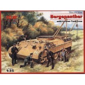 Bergepanther with german tank crew. ICM 35342