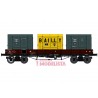 Flat wagon TP with load, SNCF. REE MODELES WB-424