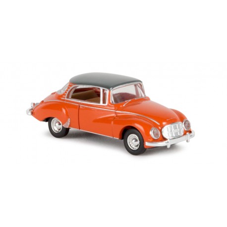 Auto Union 1000 S, naranja. BREKINA 28020