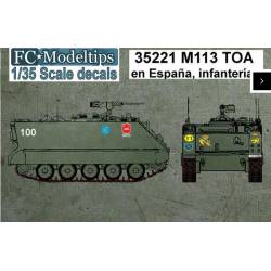 Calcas: M113 en España, infantería. FCMODELTIPS 35221