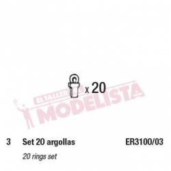 Ring set (x20) for RENFE 321. ELECTROTREN ER3100/03