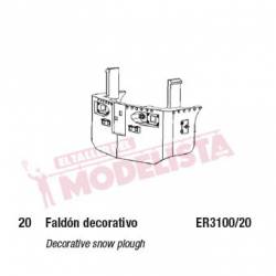 Faldón decorativo para 321. ELECTROTREN ER3100/20