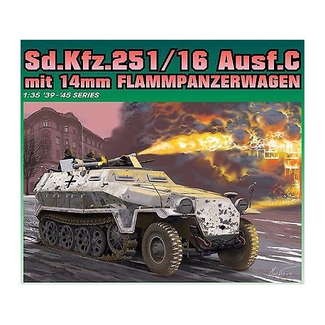 Sd.Kfz.251/16 Ausf.C. con lanzallamas. DRAGON 6864