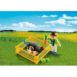 Girl and guinea pigs. PLAYMOBIL 4794