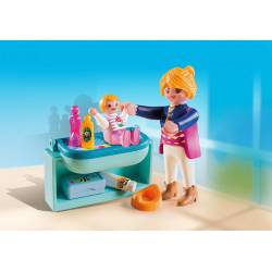 Mother and child with changing table. PLAYMOBIL 5368