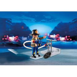 Bombero con manguera. PLAYMOBIL 4795